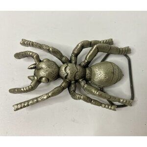Solid Pewter 4" Belt‎ Buckle Cut Out Ant Insect Bug